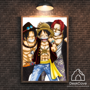 Pirates framed wall art print with black frame