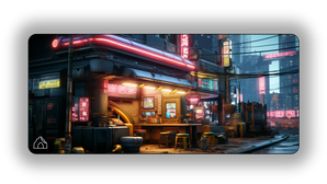 Cyber Shop gaming mouse pad design — DeskCave™ artwork preview
