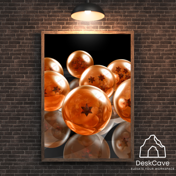 Sayan's Wish framed wall art print with wood-finish frame