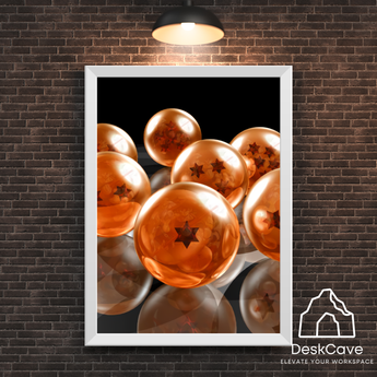 Sayan's Wish framed wall art print with white frame