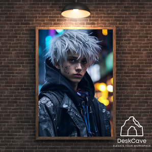 Cyber White Haired Guy